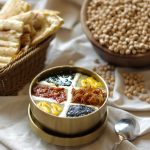 صبحانه خوری حلیم دارچین در لنگرود