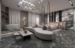 طراحی دیزاین داخلی و کابینت مانسی در سعادت آباد تهران