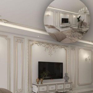 اجرای قاب بندی و گچبری کنزو در تهران