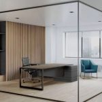 اجرای پارتیشن شیشه‌ای شرکتی در نازی آباد تهران