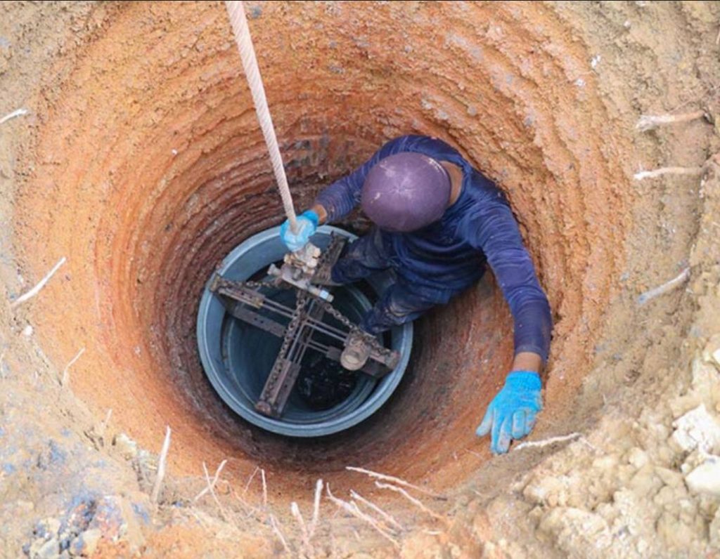 چاه کنی لطف آبادی در نکا