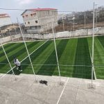 نصاب کفپوش پارکت و چمن مصنوعی الماس خاله در رشت