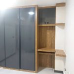 طراحی کابینت و کمد دکور داخلی کرمی در اصفهان
