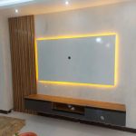 طراحی کابینت و کمد دکور داخلی کرمی در اصفهان