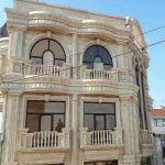 نمای سنگی ساختمان و سرامیک آقای محمدی در رودسر