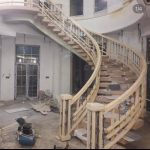 اجرای نصب پله گرد عزیزی در مشهد