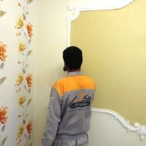 اجرای نقاشی ساختمان کامبیز لرگان در چالوس