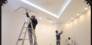 اجرای نقاشی ساختمان کامبیز لرگان در چالوس