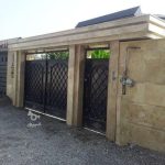 سنگ کاری ساختمان چراغی در آمل