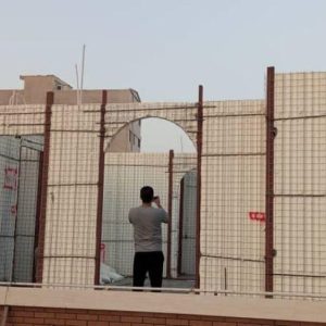 اجرای دیوار پیش ساخته تری دی پانل هیراد در بندر ماهشهر