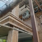 اجرای سنگ و کاشی نما رومی پور محرم در چالوس