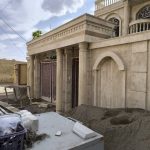 اجرای سنگ و کاشی ساختمان سید نوری در شوش