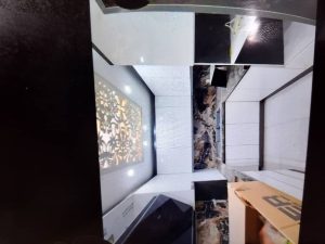 اجرای کاشی و سنگ ساختمان مرادی در نسیم شهر 