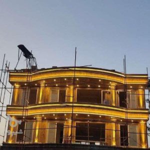 برقکاری ساختمان حسین پور در قائم شهر