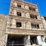 سنگکاری ساختمان کاکاوند در کرمانشاه