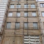 سنگ کاری ساختمان اسحاق در کرمانشاه