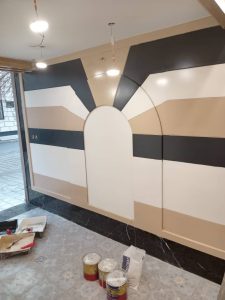 نقاشی ساختمان فرهادی در تهران