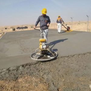 اجرای بتن ریزی ماله پروانه ای محمدوند در دزفول