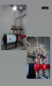 تاسیسات و لوله کشی ساختمان ماهان در صومعه سرا