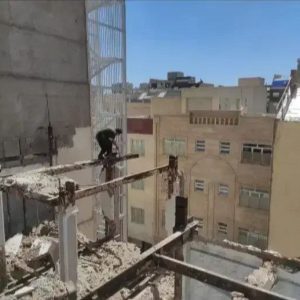 تخریب ساختمان و خاکبرداری برادران عباس زاده در تبریز