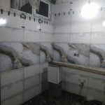 کاشی کاری و سنگ کاری شاه مردی در قم