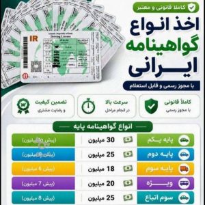 مشاهده آگهی آموزشگاه و اخذ صدور گواهینامه احمدی در تهران در سامانه بهبود مشاغل