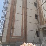 سنگ کاری و آجرکاری نمای ساختمان کرمی در بوشهر