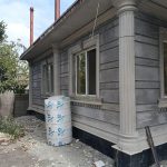 اجرای نما رومی ساختمان کاشفی افخم در لنگرود