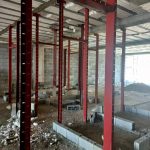 اجرای رابیتس و نمای ساختمان نوین در تنکابن