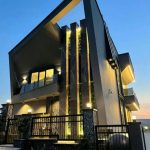 اجرای رابیتس و نمای ساختمان نوین در تنکابن