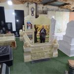 ساخت و اجرای سنگ مزار بین الحرمین در کرمانشاه