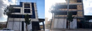 مشاهده اجرای سنگ و آجر نما ساختمان میرائیز در دامغان در سامانه بهبود مشاغل