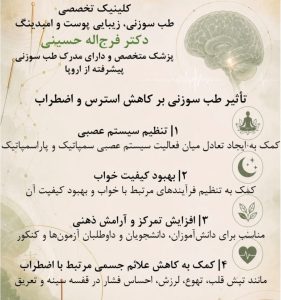 مشاهده مطب تخصصی طب سوزنی دکتر فرج الله حسینی در بلوار زرهی شیراز در سامانه بهبود مشاغل