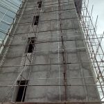 سیمانکاری ساختمان افشار در شهر قدس