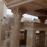 طراحی و اجرا سنگ نما ساختمان صالحی در نجف آباد
