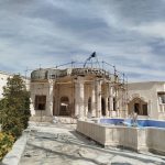 طراحی و اجرا سنگ نما ساختمان صالحی در نجف آباد