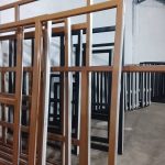 رنگ آمیزی پنجره دوجداره upvc پیشرو رنگ در سهرابیه کرج