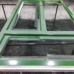 رنگ آمیزی پنجره دوجداره upvc پیشرو رنگ در سهرابیه کرج