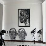 گالری تابلو فلزی و دیوارکوب راش متال در بلوار گلستان شیراز