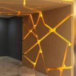 طراحی و اجرای کناف و لاین نوری باقری در پردیس