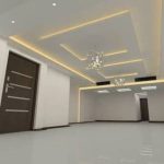 طراحی و اجرای کناف و لاین نوری باقری در پردیس