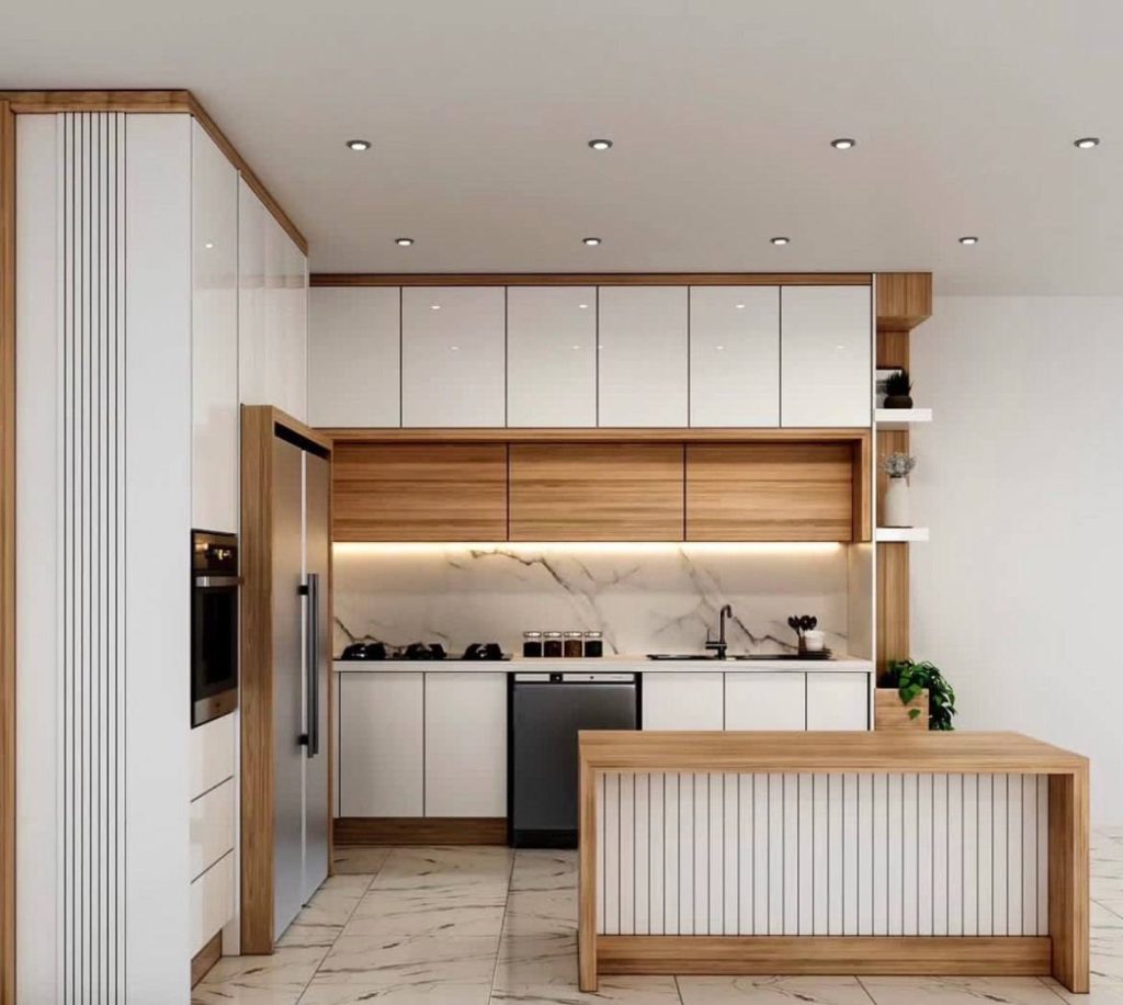 طراحی و اجرای کابینت قصر چوب در نیشابور